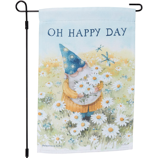 "Oh Happy Day Garden Flag"