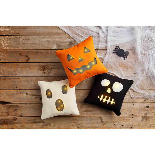Mud Pie Light Up Halloween Throw Pillow