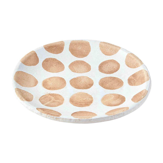 Circle Dot Terracotta Platter