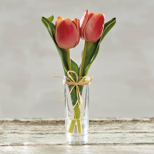 Red Mini Tulip Vase - Restocked!