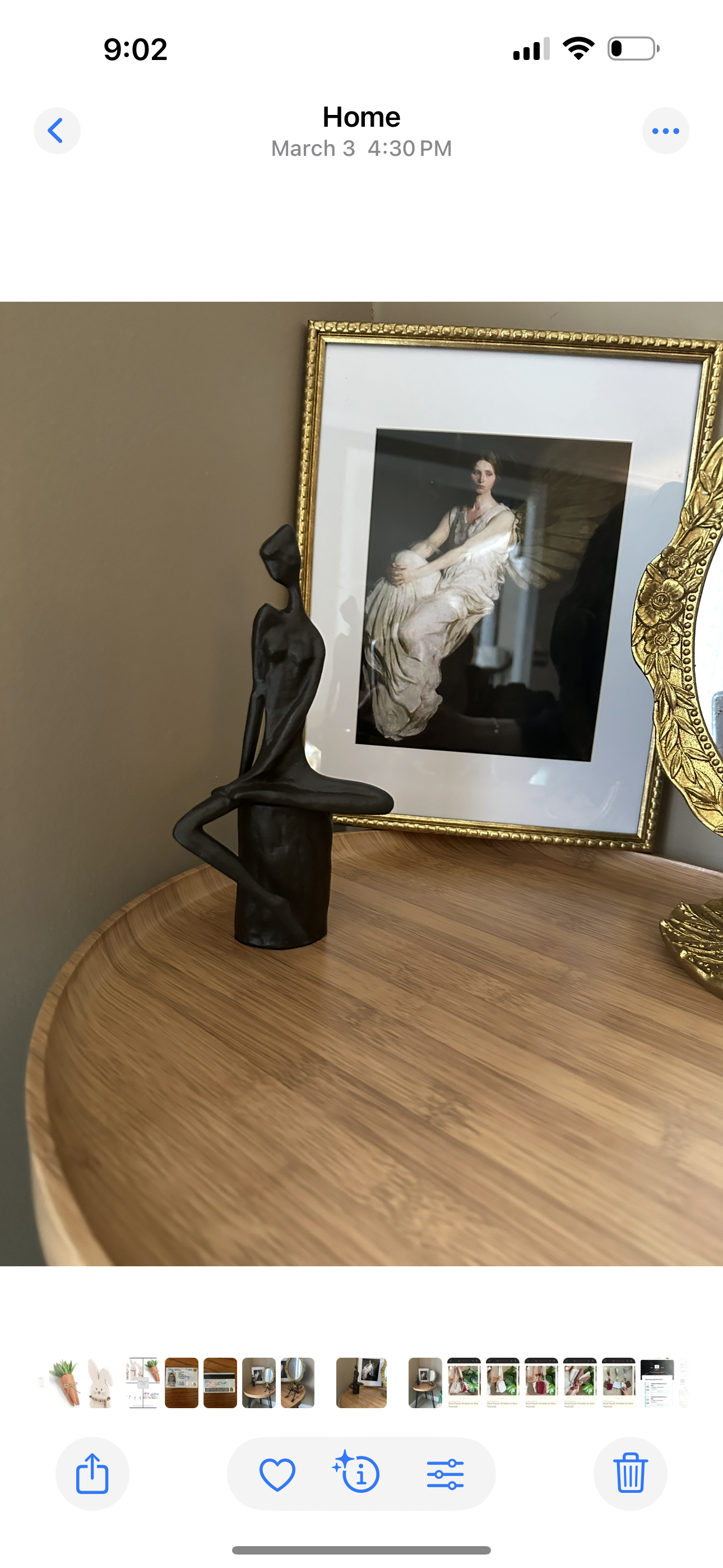 Vintage Angel Art Painting  | Religious Wall Art | Antique O