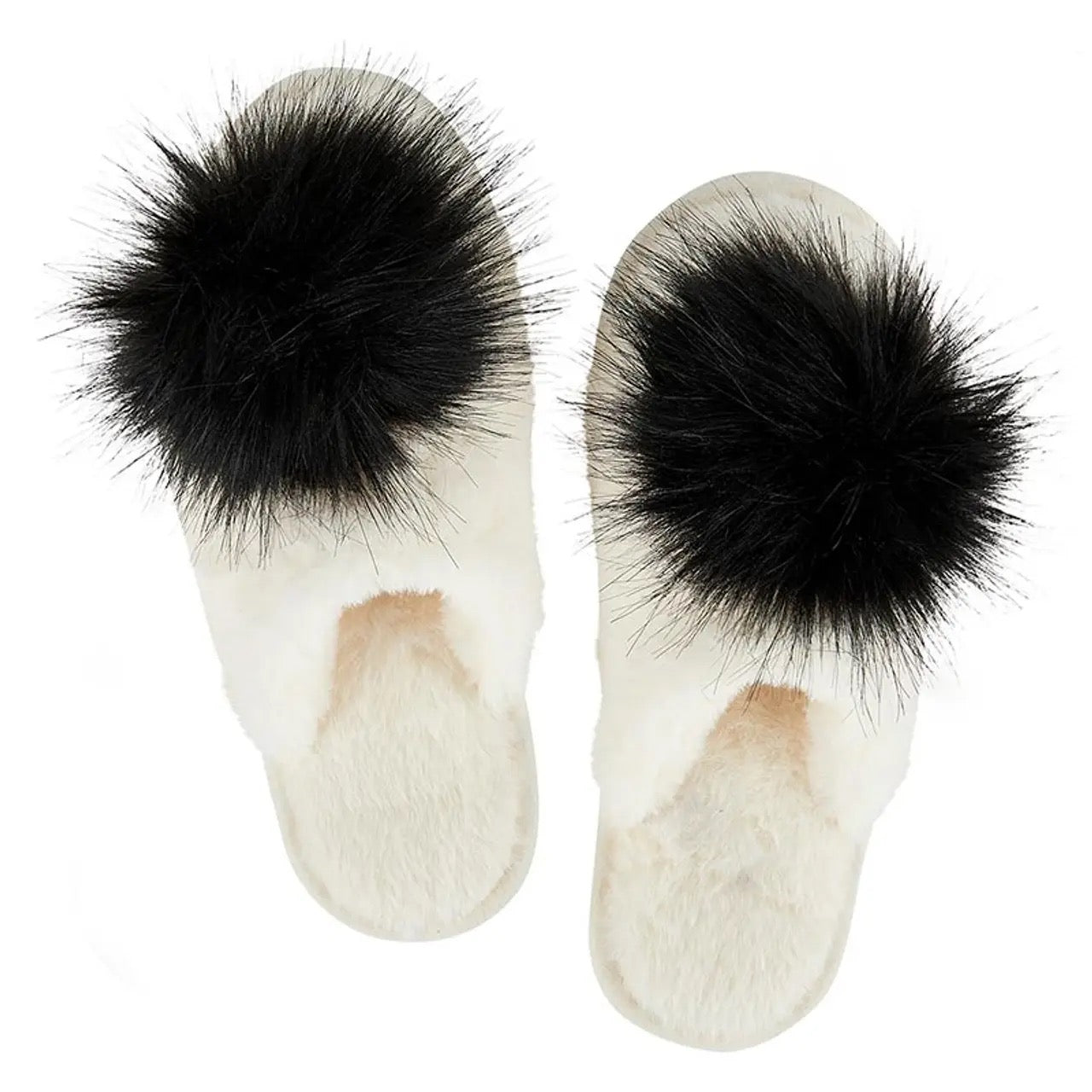 Pom Pom Slippers - LAST ONE