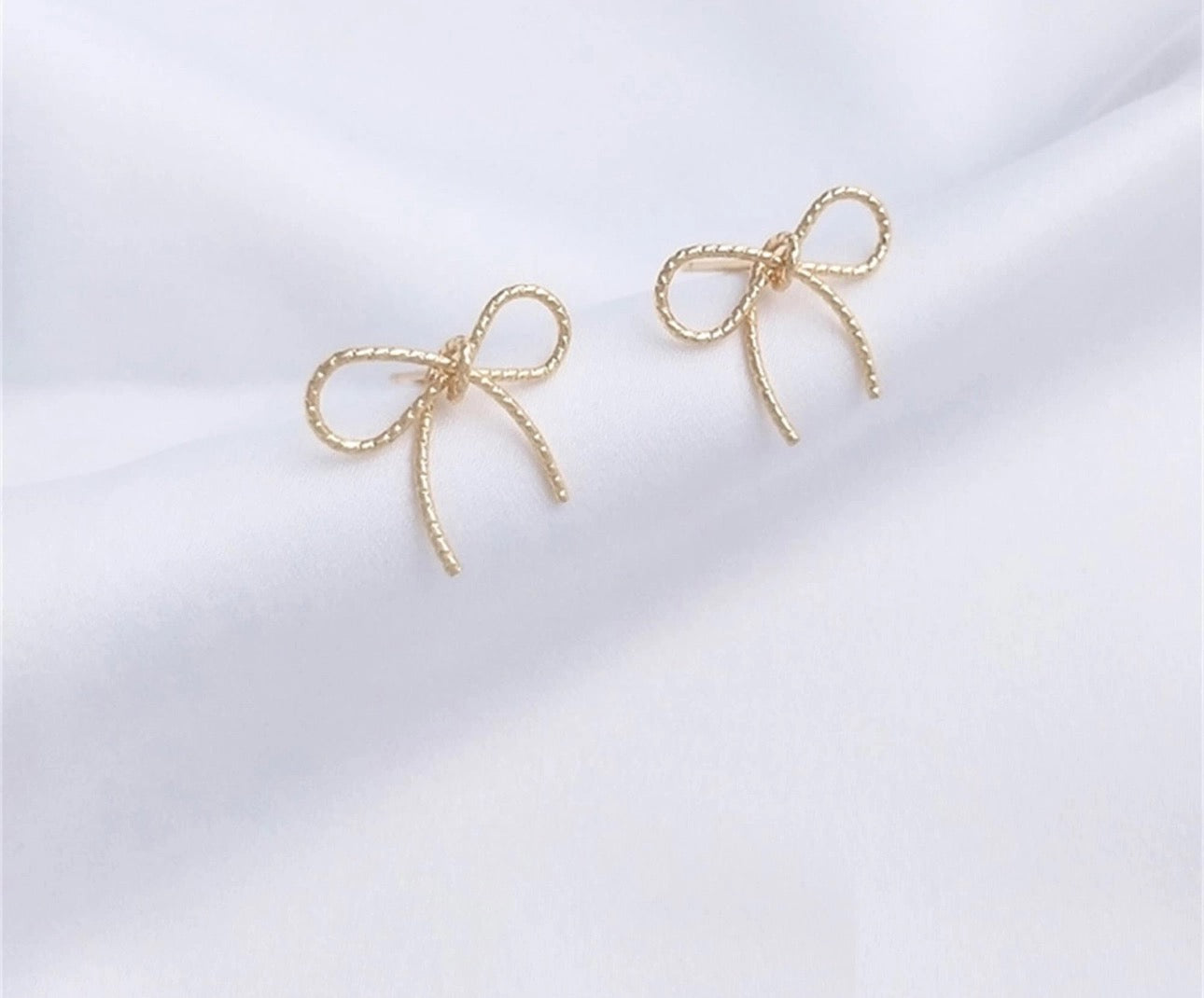 Dainty Bow Earrings