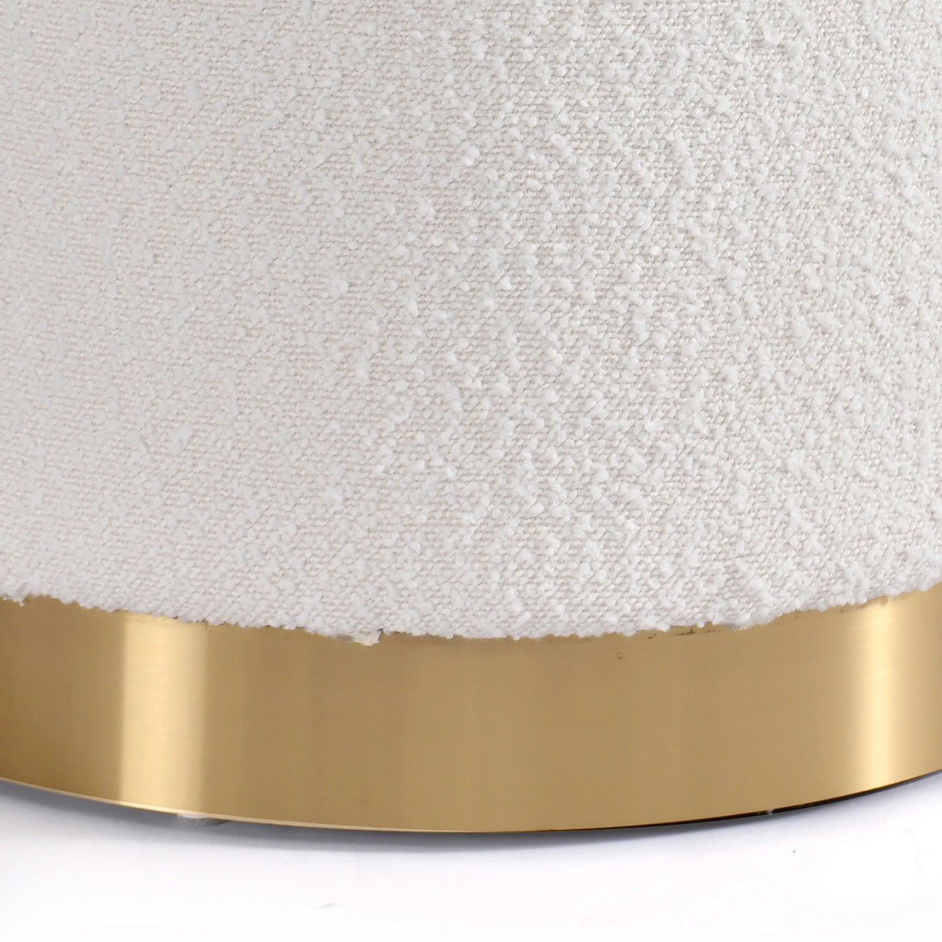 Pre-Order Belleni Boucle Round Ottoman