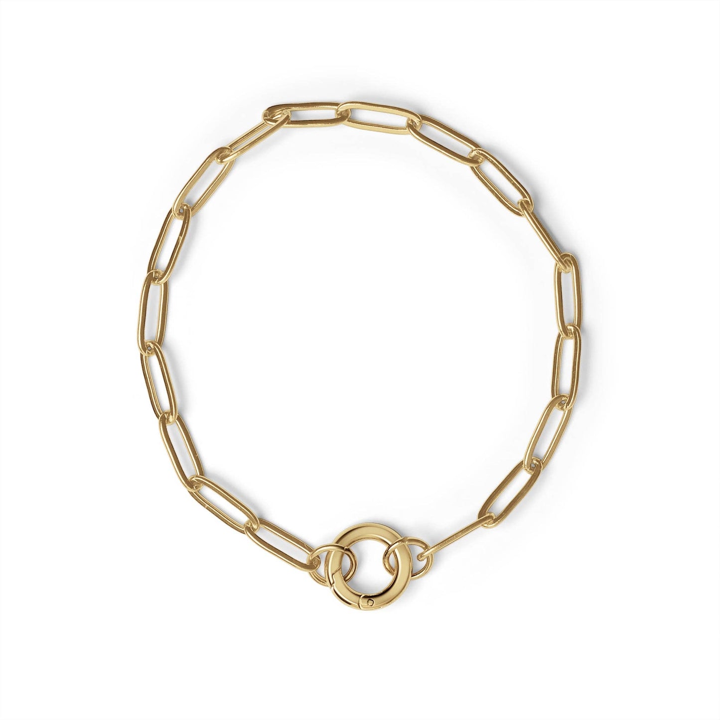 Paperclip with Charm Keeper Bracelet