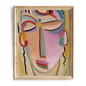 Vintage Abstract Portrait Art Print  | Yoga Wall Art -LAST ONE!