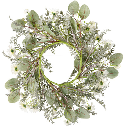Daisy Mix Wreath