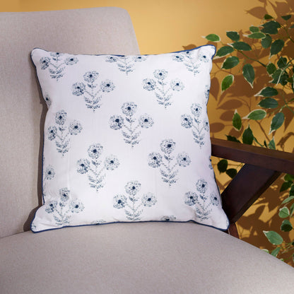 Indigo Floral Pillow