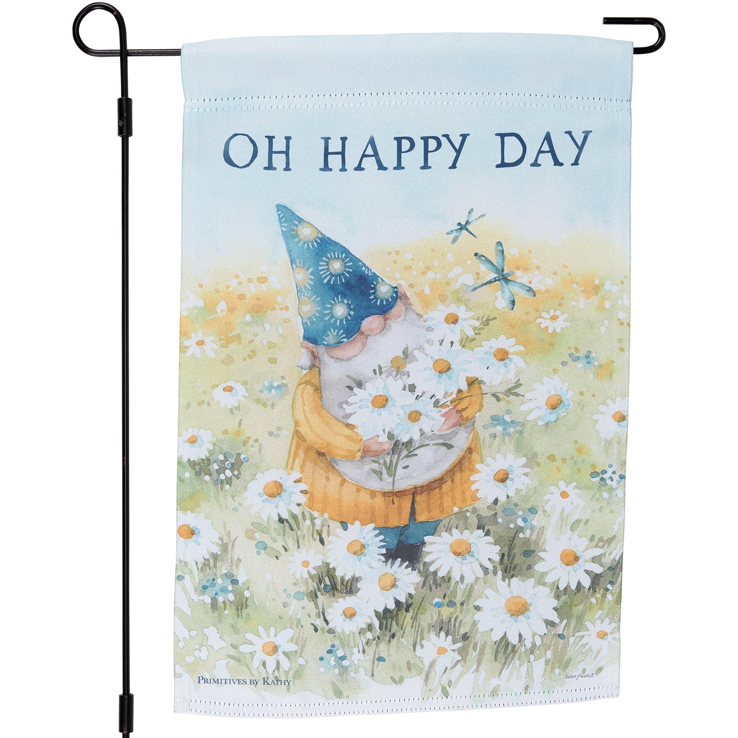 "Oh Happy Day Garden Flag"