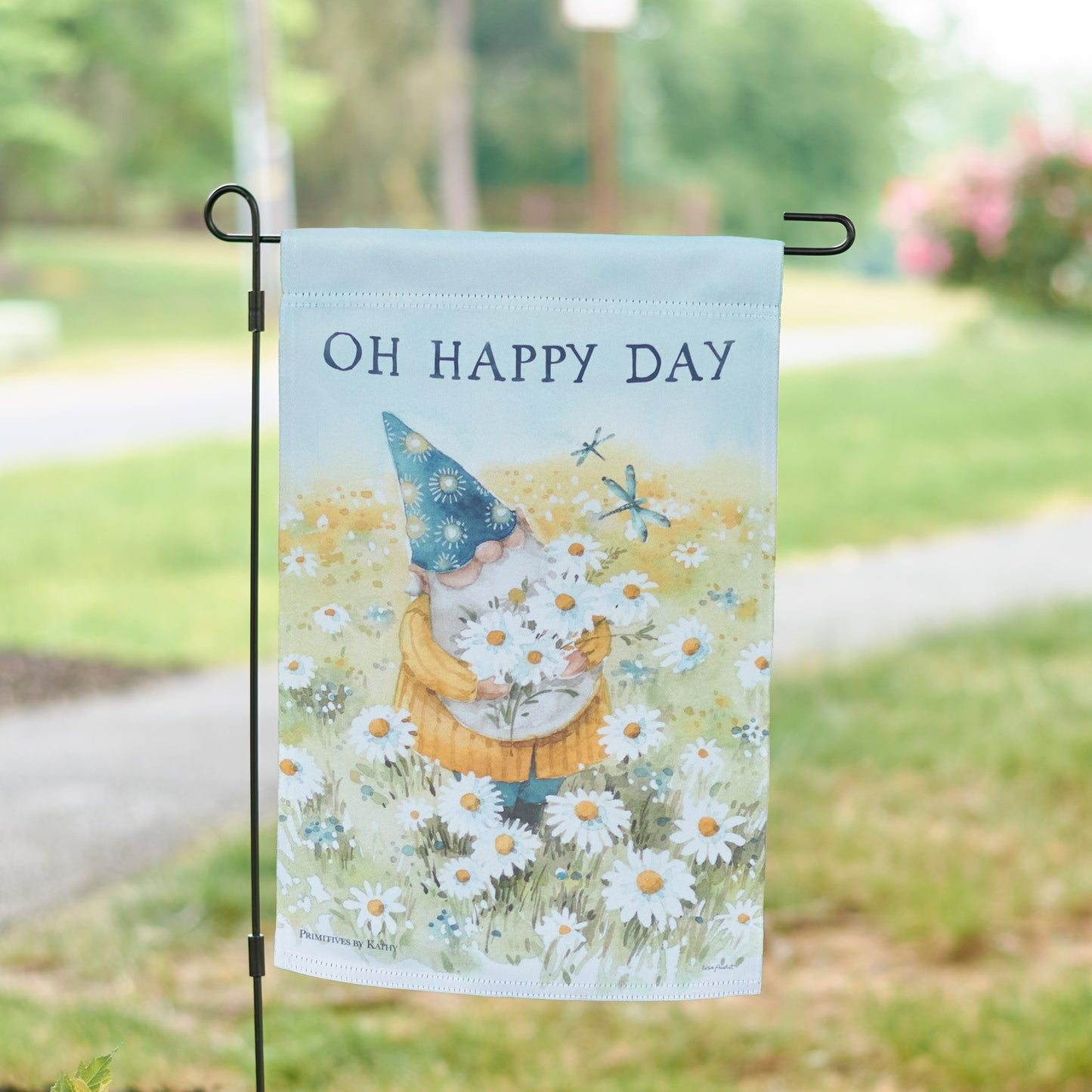 "Oh Happy Day Garden Flag"