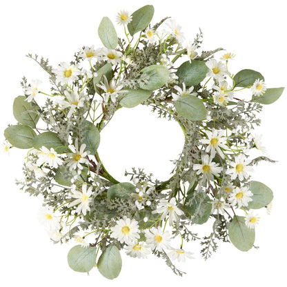 Daisy Mix Wreath