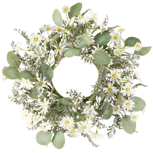 Daisy Mix Wreath