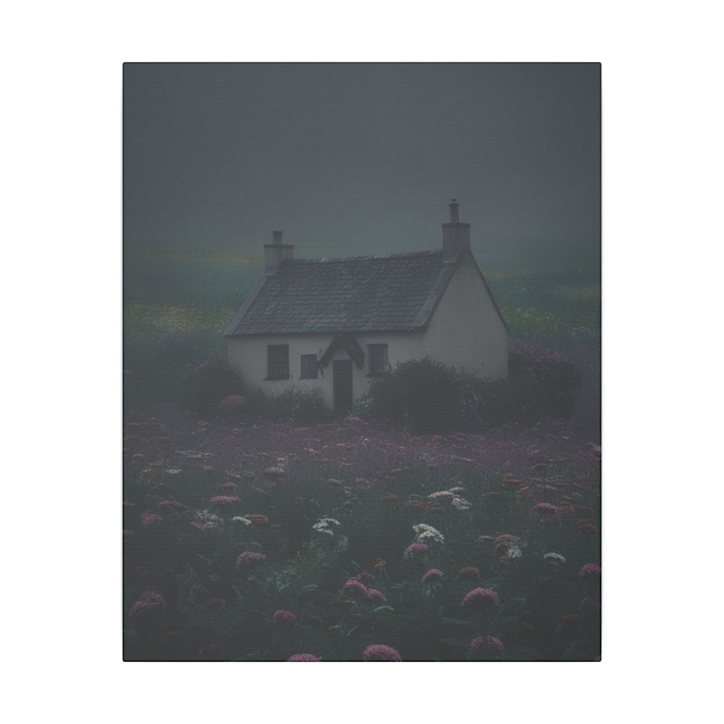 Canvas Print Dark and Moody Peculiar Cottage
