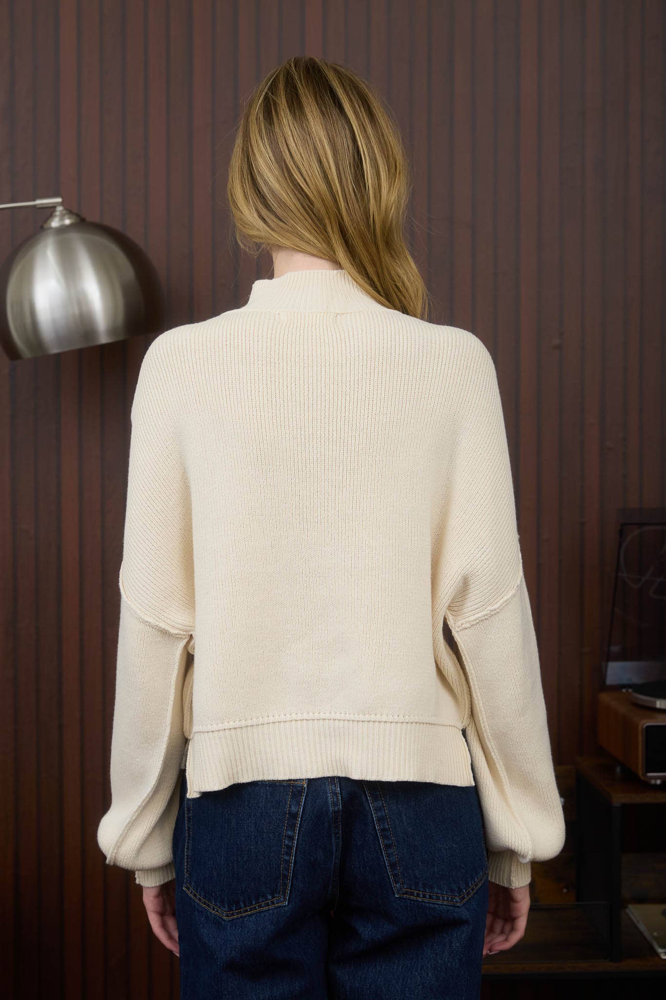 LA Braid Knit Pullover Sweater