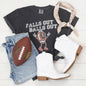 Falls Out Balls Out Funny Graphic Tee, Game Day, Football