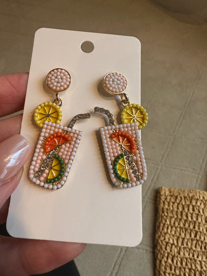 Fun cocktail earrings