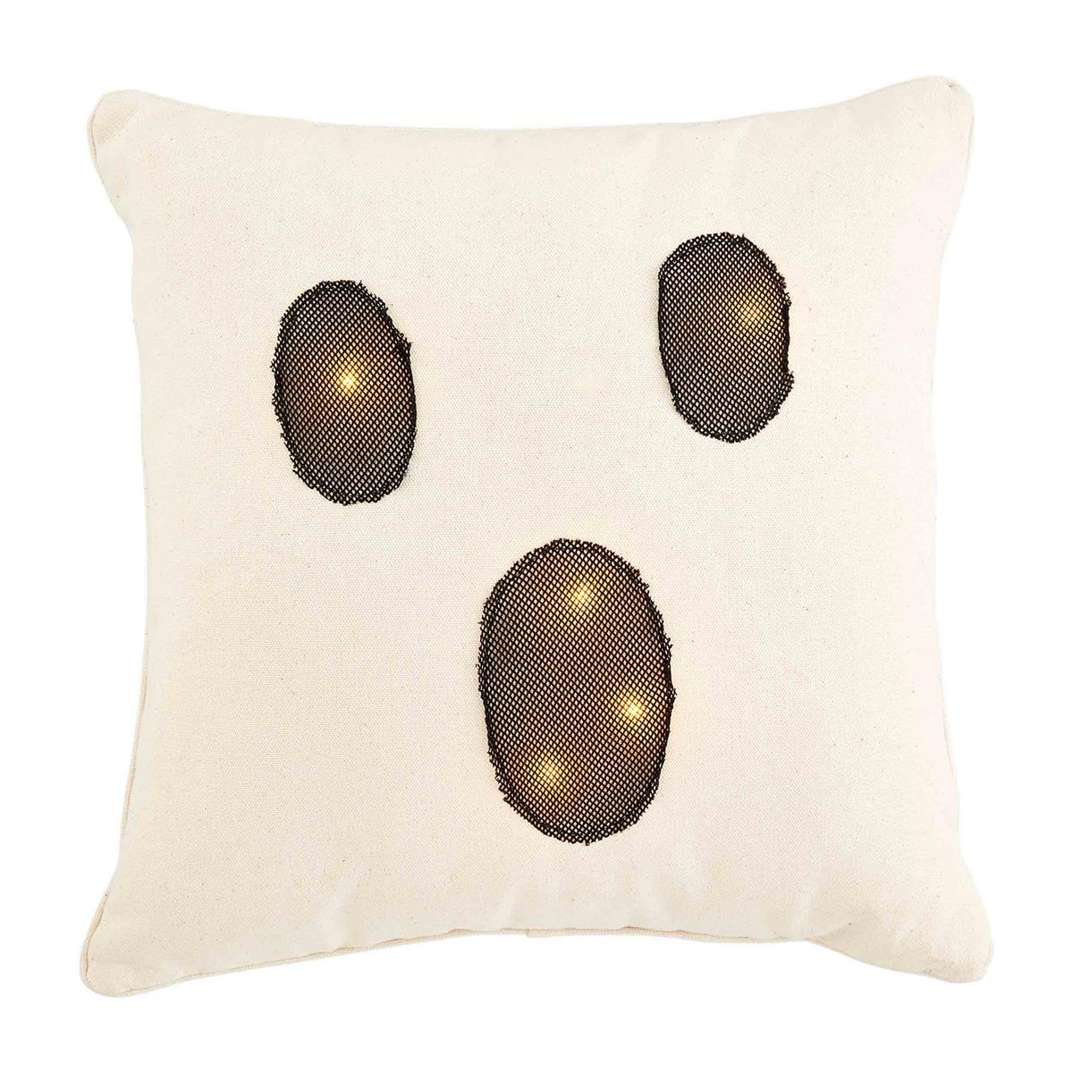 Mud Pie Light Up Halloween Throw Pillow