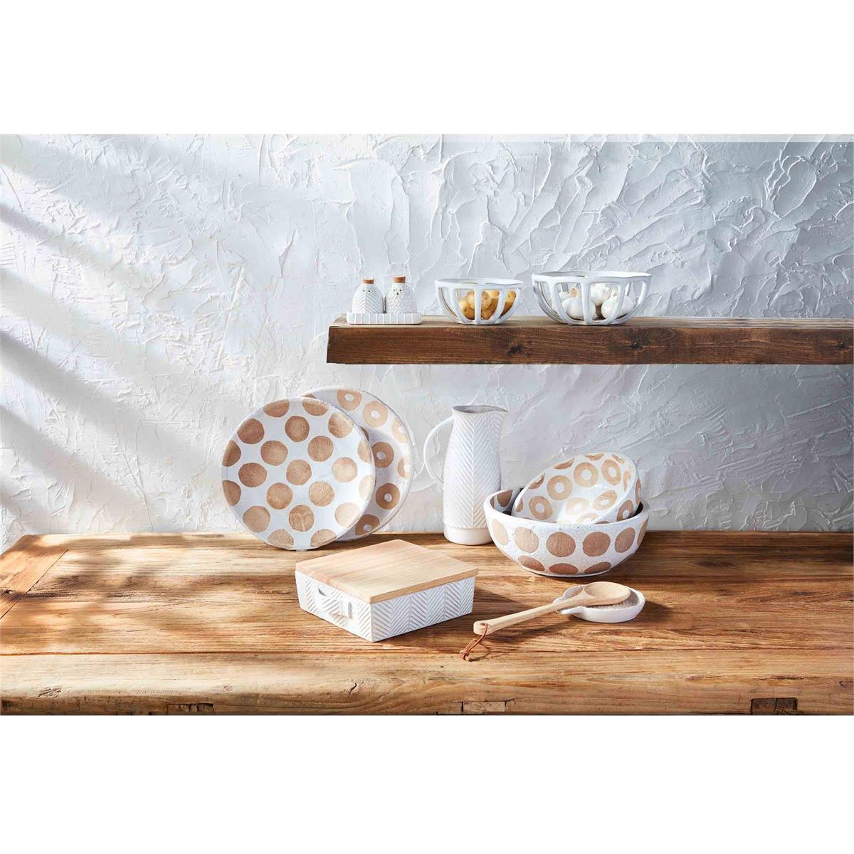 Circle Dot Terracotta Platter