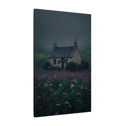 Canvas Print Dark and Moody Peculiar Cottage