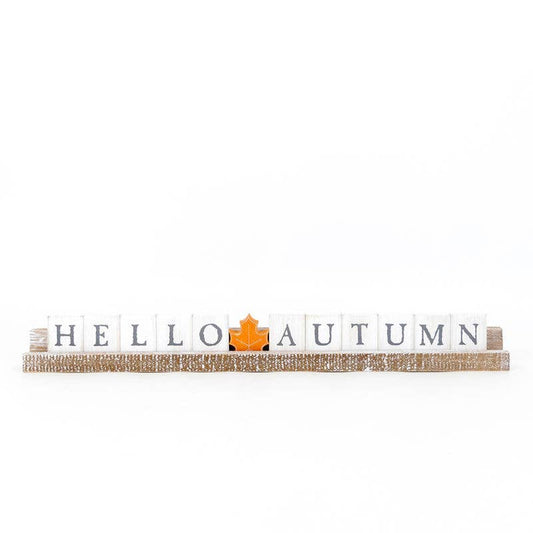 Hello Autumn Wood Ledgie Kit