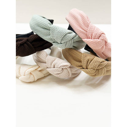 Waffle Texture Knotted Headband