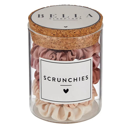 Satin Scrunchie Jar- Blush Ombre