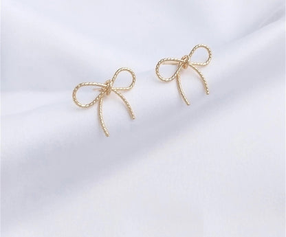 Dainty Bow Earrings