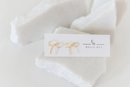 Dainty Bow Earrings