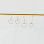 Heart Hoop Earrings