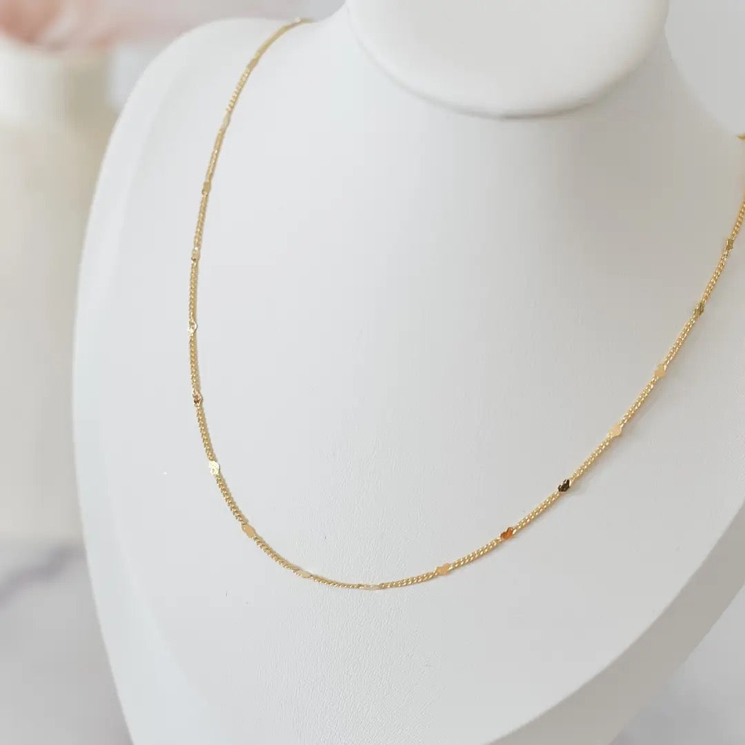 The Corley Dainty Heart Necklace 18k Gold Plated