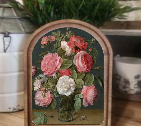 Pink Rose Framed Art