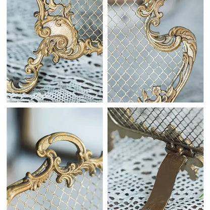 Gold Finish Jewlery Shelf