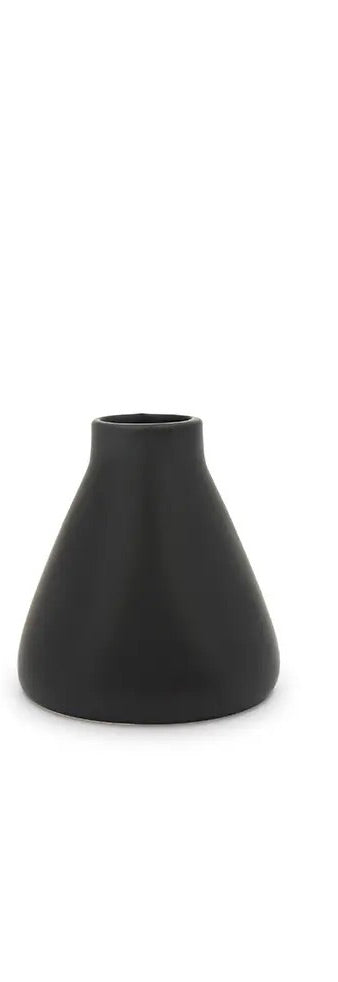 Black Clay Table Vase