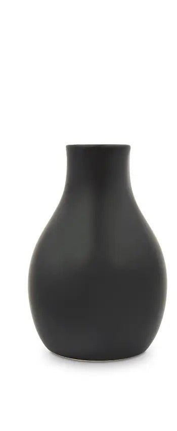 Black Clay Table Vase
