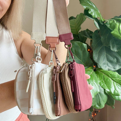 Dual Pouch Wristlet In New Nuetrals