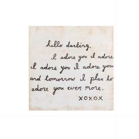 12"x12" Letter #2 Art Poster