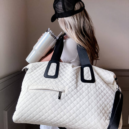 Quilted Weekender Bag - LAST ONE!