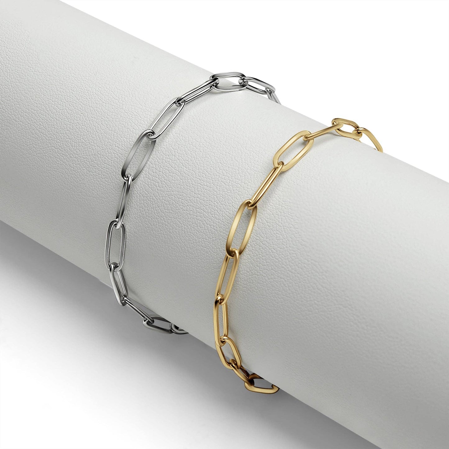 Paperclip with Charm Keeper Bracelet