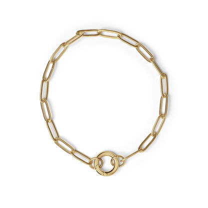 Paperclip with Charm Keeper Bracelet