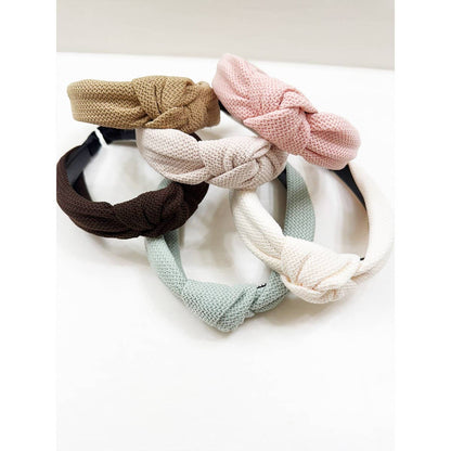 Waffle Texture Knotted Headband