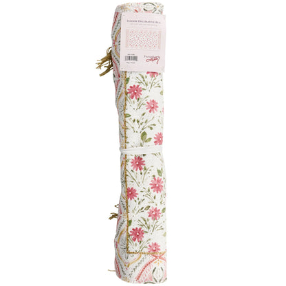 Pink Floral Rug - LAST ONE